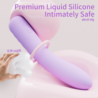 360-Grad-Rotationsvibrator aus Flüssigsilikon für Vaginale G-Punkt- und Klitoris-Stimulation, IPX7 Wasserdicht, USB-Aufladbar, 10 Frequenzen