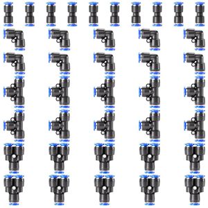 Sanya Pneumatic Push Fit <b>Connector</b> 5/16 Inch 40 Piece Kit <b>Quick</b> Connect Fittings for Compressed Air System - Product Image 5