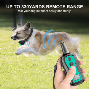 छोटे मध्यम बड़े कुत्तों के लिए वर्षा 1000 फीट दूरस्थ प्रशिक्षण कॉलर 3 मोड-बीप कस्टम रंग प्लास्टिक कुत्ते प्रशिक्षण कॉलर - Product Image 3