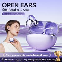 Écouteurs OWS à réduction de bruit, étanches, son stéréo Hi-Fi 5.4, mini-casque à conduction aérienne, type clip d'oreille