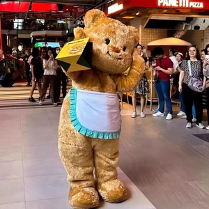 Última Promoción de Oferta Disfraz de Mascota de Oso de Peluche Marrón Personalizable <span class=keywords><strong>para</strong></span> Cosplay, Publicidad, <span class=keywords><strong>Carnaval</strong></span> y Halloween - Product Image 3