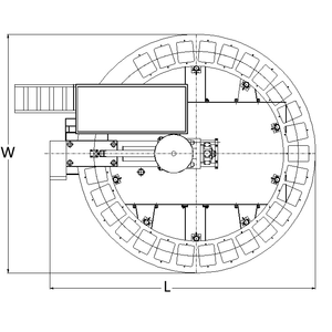 Máquina de Soplado de Plástico de un Solo Color y 24 Estaciones Marca Shunda, Maquinaria Eficiente para Fabricación de Calzado y Productos Plásticos, Hecho en China - Product Image 5