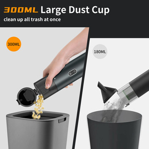 P17 Mini Car <b>Vacuum</b> Cleaner 0.5L-1L Rechargeable <b>Handheld</b> Cordless Powerful Suction For Auto Cleaning - Product Image 4