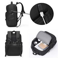 Mochila Multifuncional de Moda al por Mayor para Hombre, Múltiples Compartimentos, Carga USB, Resistente al Agua, Gran Capacidad, para Portátil