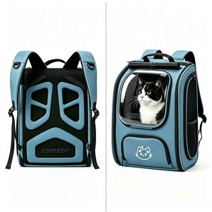 Sac à dos de transport respirant pour chat, sac de transport pour animaux de compagnie, produits de voyage, sac portable pour animaux, grand espace, sac à dos pour chat et chien, sac à dos bulle - Product Image 4