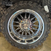Jantes forgées 26x16 de style H, à fond profond, en alliage d'aluminium poli pour Ford F250 F350 GMC Sierra 8x170 8x180