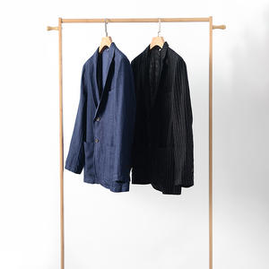 <span class=keywords><strong>Blazer</strong></span> personnalisé pour hommes, 2022 <span class=keywords><strong>lin</strong></span>, de haute qualité, printemps et été, 100% - Product Image 2