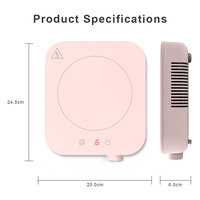 Cuisinière Portable de voyage, table de cuisson simple électrique 1200w mini cuisinière à induction multiple avec minuterie