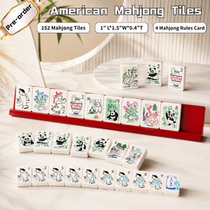 En stock : Jeu de Mahjong sur le thème du panda pour les réunions de famille et d'amis, un jeu de cartes détente pour le divertissement - Product Image 4