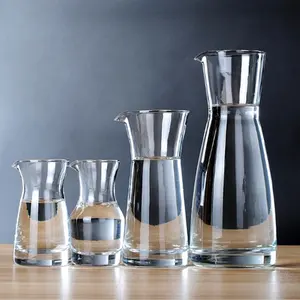 Wholesale Clear Crystal Glass Carafe 500ml 16oz for wine or whisky