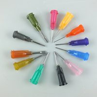 Nouvelle condition plastique acier bouche plate 10-27G aiguille de distribution demi-pouce aiguille en acier inoxydable