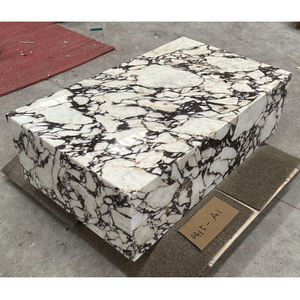 Lussuoso <span class=keywords><strong>tavolino</strong></span> da caffè in marmo viola Calacatta di design <span class=keywords><strong>tavolino</strong></span> da caffè centrale in marmo <span class=keywords><strong>cubo</strong></span> tavolo da tè - Product Image 4