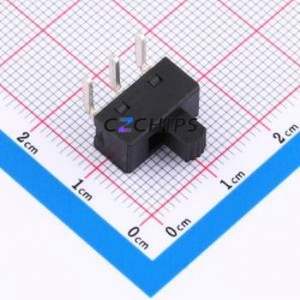 SS-12M12G5 Slide Switch Through hole Component (THT) Switch Single Pole Double Throw Rectangle Pin Header PC Pin 13.2mm - Product Image 1