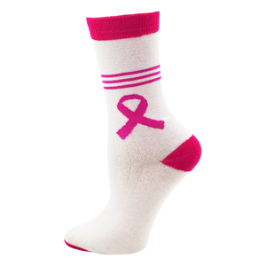 थोक गुलाबी रिबन नरम खेल जुर्राब महिला स्तन कैंसर जागरूकता मोजे - Product Image 6