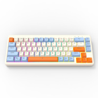 Acer OAKW224 Teclado gaming con cable USB, 67 teclas, retroiluminación RGB resistente al agua, anti-ghosting y función de inclin