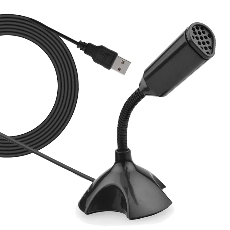 Soncm microfone condensador para computador, mini microfone usb para pc, pc