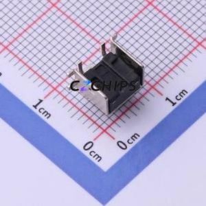 TS-1045AD-A6B2-D2 Tactile Switch SMD,6x6mm Switch Single Pole Single Throw Round Button 1.8N 7.5mm - Product Image 2