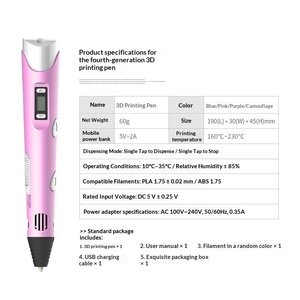 Heißer 3D-Druckstift <span class=keywords><strong>3dPEN</strong></span> Stereoskopisches Zeichnen Plastikspielzeug für Kinder und Schüler Geschenk Wissenschaft und Bildung - Product Image 5
