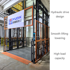 Nhiệm Vụ Nặng Nề Thiết Kế Hệ Thống An Toàn Cho Hội Thảo Kho Hậu Cần 6M-20M Nâng Chiều Cao Thủy Lực Điều Khiển Tùy Chỉnh Hàng Hóa Thang Máy - Product Image 1