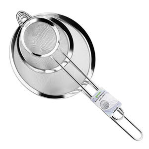 Hersteller <span class=keywords><strong>S</strong></span>/<span class=keywords><strong>S</strong></span> Sieb Gemüse Obst Wasch korb Mehls ieb 3 Stück Set Ölfilter Braten Skimmer Lebensmittels ieb - Product Image 1