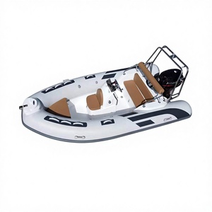 Bateau de pêche <span class=keywords><strong>semi</strong></span>-<span class=keywords><strong>rigide</strong></span> gonflable <span class=keywords><strong>Zodiac</strong></span> RIB420 de 14 pieds en PVC/Hypalon/Orca à vendre - Product Image 3