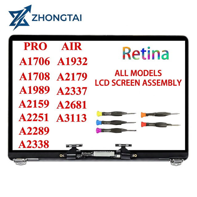 A2681 A3113 IPS LCD Display Full Assembly for MacBook Air 13.6" M2 M3 2022 2024 Laptop OEM Screen Replacement Tested