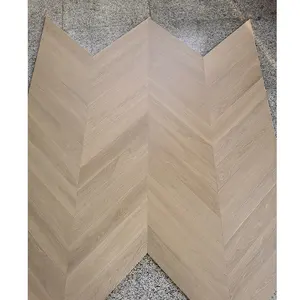 En Stock, pisos de madera de Chevron de roble de ingeniería, pisos de madera de Chevron, pisos de espiga, pisos de parquet de madera dura de roble