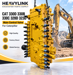 วาล์วควบคุมหลัก HeavyLink สำหรับรถขุด Caterpillar 330D 330B 330C 328D 323D อะไหล่ไฮดรอลิก - Product Image 1