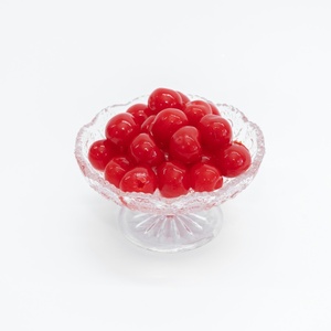 Cerezas Maraschino Rojas Sin Hueso Premium, Cerezas Glaseadas Dulces para Decoración de Pasteles y Toppings de Helado, OEM 314ml - Product Image 2