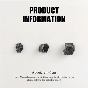 Verre igné <span class=keywords><strong>volcanique</strong></span> de style Feng Shui naturel d'obsidienne pour bijoux et artisanat spirituel cible de mascotte - Product Image 3