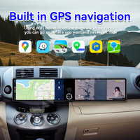 Autoradio Android 14 double écran 12,3 pouces ZWNAV pour Toyota RAV4 2006-2012 avec GPS, DSP, Carplay, écran de voiture, stéréo vidéo, Carplay