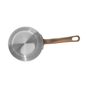 Olla de Acero Inoxidable Triple Martillada en Oro Rosa con Mango de Madera Ecológico y Duradero, Utensilios de Cocina Yukihira - Product Image 3