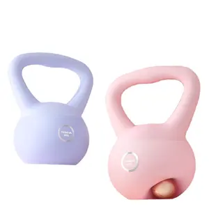 2024 New Design PVC Anti-slip Bodybuilding Exercise Best Soft Kettle bell workout