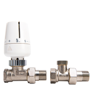 Radiator Valves Heating Temperature <b>Control</b> Straight <b>Thermostat</b> Valves - Product Image 1