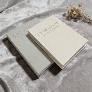 Libros Decorativos Personalizados con Tapa Dura de Tela de Lino, Libros Falsos Impresos para Decoración del Hogar y Mesa de Centro - Product Image 1