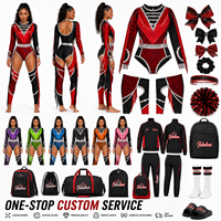 Uniforme de Baile Majorette Personalizado, Rojo y Negro, con Pedrería, Flecos de Leopardo, Leotardo, Conjunto de Entrenamiento, Chaqueta de Calentamiento, Accesorios, OEM, ODM