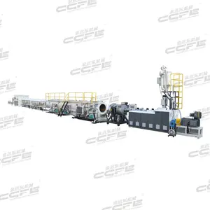 Kaliteli hdpe 160-315mm boru hattı 315-630mm HDPE boru üretim hattı HDPE boru yapma makinesi