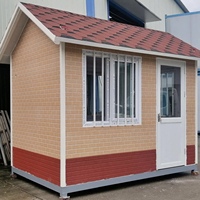 Caseta de Guardia de Seguridad China Hongqi Guard Post 1020, Estructura de Acero Prefabricada Móvil, Impermeable y Resistente al Viento, a Bajo Precio