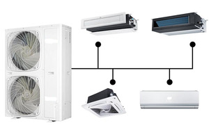 Midea Multi Zone Cassette Techo Ac Dc 3ton 6hp Gran descarga lateral dividida DC <span class=keywords><strong>Inverter</strong></span> Serie R410A 50Hz Conducto <span class=keywords><strong>Aire</strong></span> <span class=keywords><strong>acondicionado</strong></span> - Product Image 3