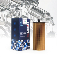 Filter oli suku cadang mobil kertas Filter hijau performa tinggi untuk BMW 1/2/3/4/5/6/7 Series X3 X4 X5 Z4 model 11428575211