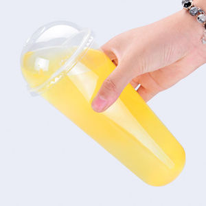 Plastic Cup Disposableplastic 24 Oz 700ml Plastic PP Cup Bubble Milk Tea Cup U Shape PP Dispos Plastic Cup For Milktea