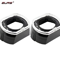 Phares LED Angel Eye pour voiture EURS 2,5 pouces 3 pouces 12V 6000K 100mm/120mm avec lentille de projection en cristal, étanches IP68, 10W, durée de vie 50000h