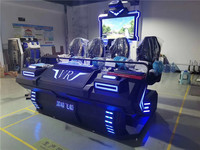 Simulateur de films VR 9D pour petites entreprises Dreamland, 4 sièges, cinéma VR 9D, équipement de simulateur VR