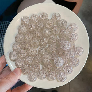 Cuentas Acrílicas de 15 mm, 10 Piezas/Bolsa, Cuentas de Goma de Mascar Multicolores Brillantes para Accesorios para el Cabello de Niños, Materiales para Hacer Lazos para el Cabello - Product Image 5