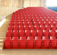 Sièges de stade pliables muraux en plastique durable, résistants aux intempéries et aux vandales, pour l'extérieur, les écoles et les communautés CS-ZZB-LC