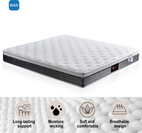 Lit de luxe mousse à mémoire de forme 12 pouces king size orthopédique en rouleau comprimé matelas en latex sous vide