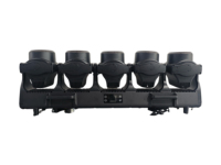 Водонепроницаемый сценический прожектор IP65 TORNADO TB 5, 5x120W RGBL LED, с подвижной головкой, Ra90, 50000 ч, диммируемый, универсальное напряжение, DMX512, для концертов