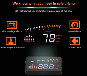 <span class=keywords><strong>Mini</strong></span> projecteur entrée de données 3.5 pouces écran voiture HUD X5 <span class=keywords><strong>affichage</strong></span> tête <span class=keywords><strong>haute</strong></span> pour accessoires de voiture - Product Image 5