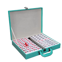 Boîte de rangement de luxe portable vide, style personnalisable pour Mahjong, échecs, jetons de poker, organisation quotidienne, emballage cadeau de vacances
