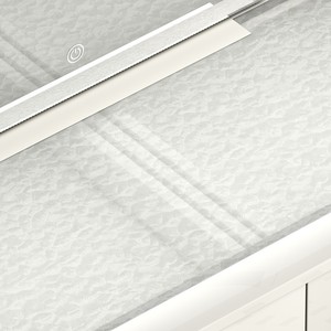 Toeletta Moderna con Specchio LED a 3 Colori e 7 Cassetti, Tavolo da Trucco <span class=keywords><strong>per</strong></span> Camera da Letto <span class=keywords><strong>per</strong></span> Ragazze e Donne - Product Image 5